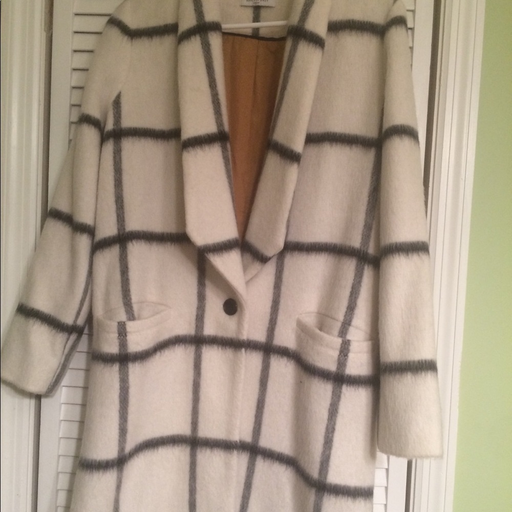 Waverly Grey Designer Window Payne Wool Coat